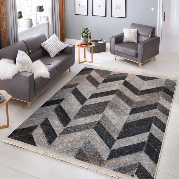 Siva preproga 80x150 cm - Mila Home-image-2