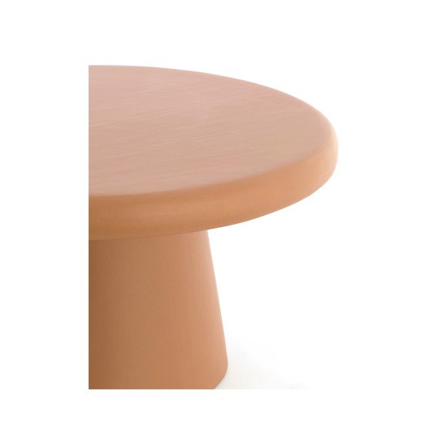Okrogla klubska mizica v barvi terakote ø 70 cm Kulona – Light & Living-image-4