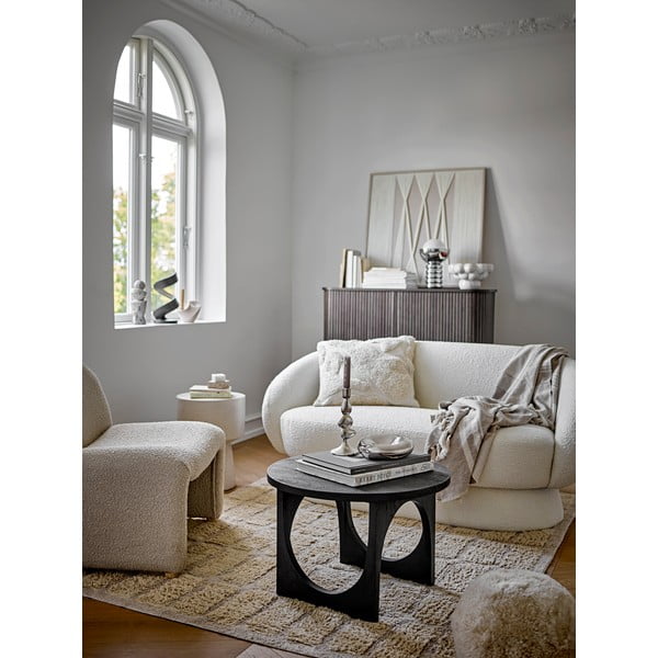 Namizna svetilka v srebrni barvi s steklenim senčilom (višina 32 cm) Spike – Bloomingville-image-3