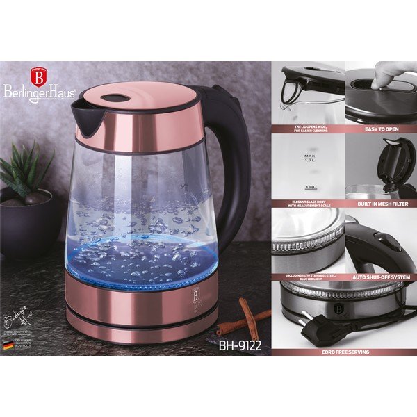 Roza grelnik vode 1,7 l I-Rose Edition - BerlingerHaus-image-3