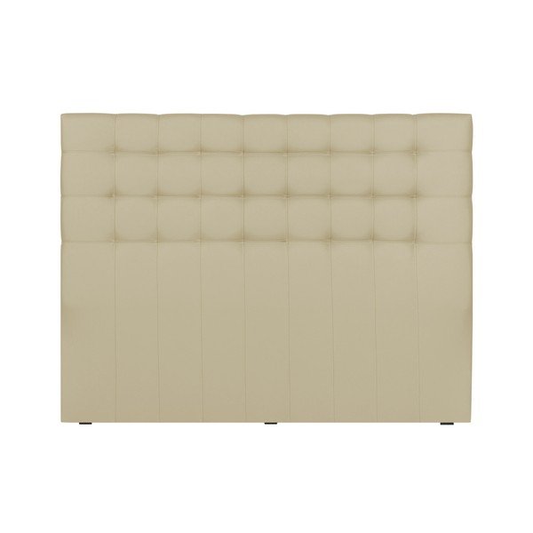 Kremasto vzglavje Cosmopolitan design Torino, širina 142 cm-image-1