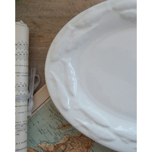 Beli servirni krožnik Orchidea Milano White Fish-image-1