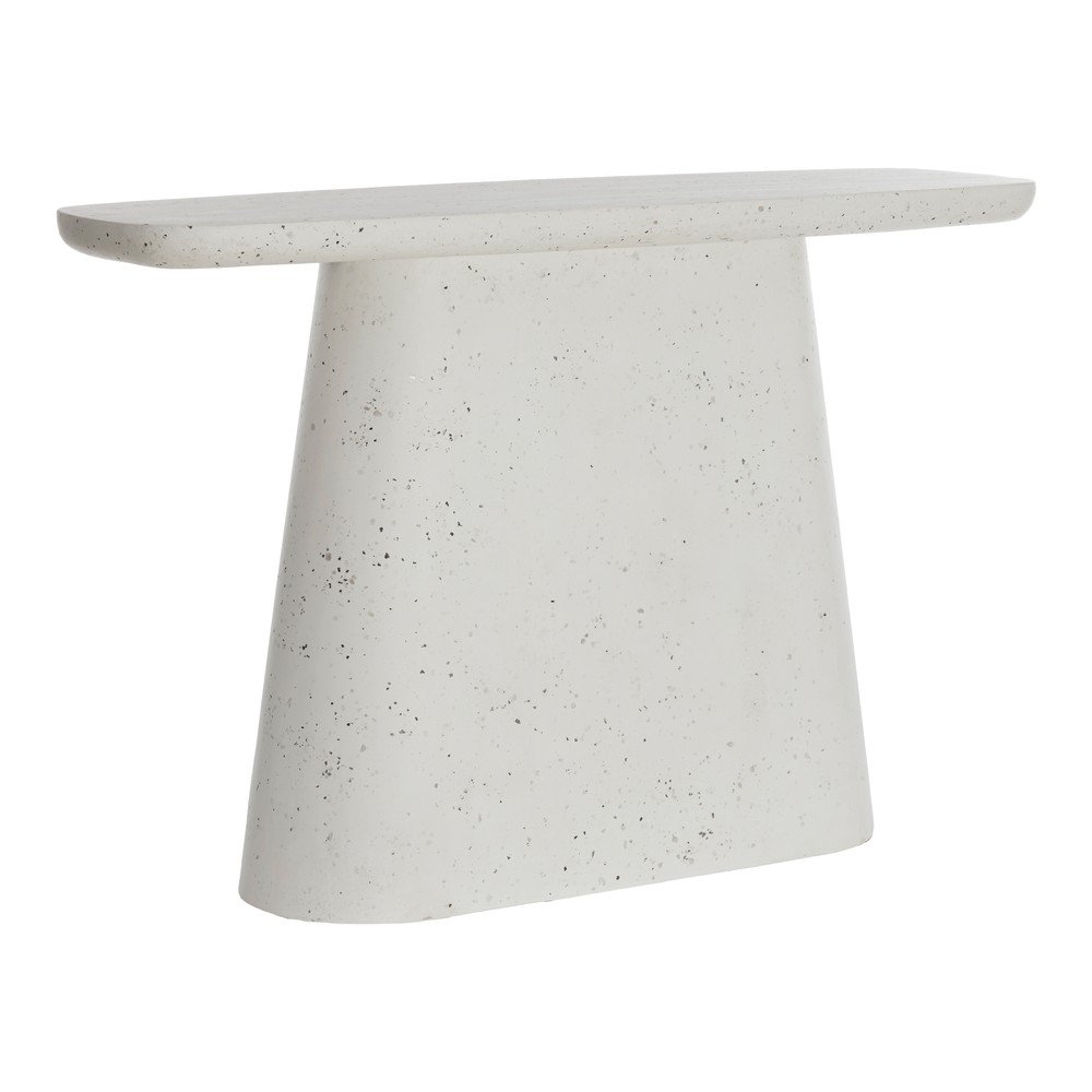 Bela stranska mizica 40x120 cm Hamura
