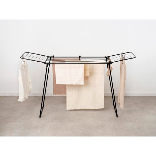 Mat črno stojalo za sušenje perila 22 m HangOn Too – Brabantia-image-2