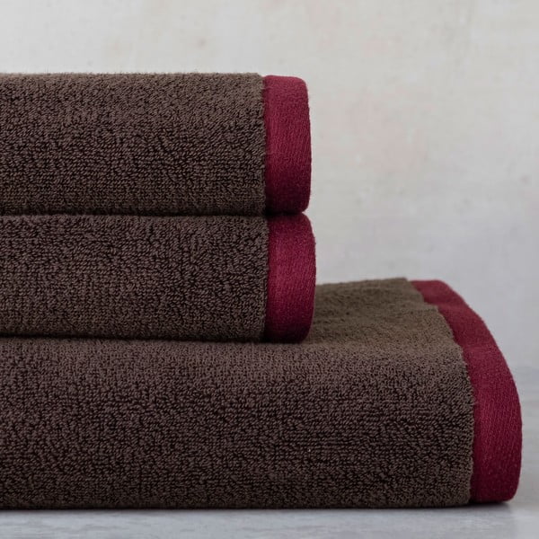 Rjave frotirne brisače iz organskega bombaža v kompletu 2 ks 40x55 cm Soft – Mette Ditmer Denmark-image-2