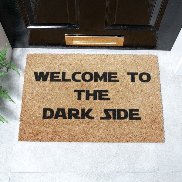 Predpražnik iz kokosovih vlaken 40x60 cm Welcome to the Darkside – Artsy Doormats-image-2