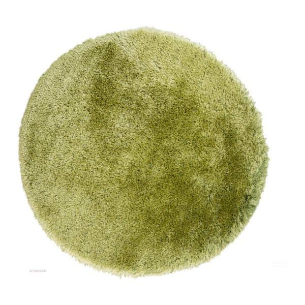 Okrogla zelena preproga Flair Rugs Pearl, 150 cm
