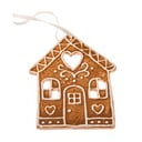 Keramičen okrasek za jelko 10 cm Gingerbread House – Dakls