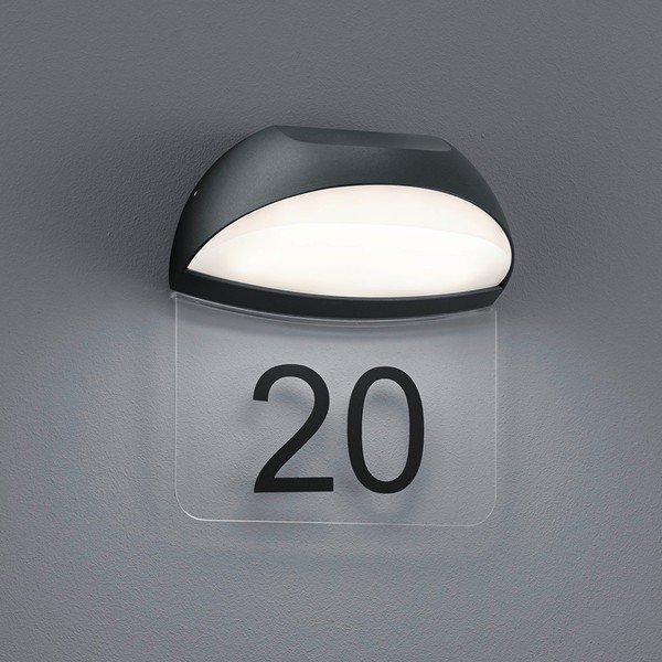 Zunanja stenska svetilka LED (višina 18 cm) Muga - Trio-image-1