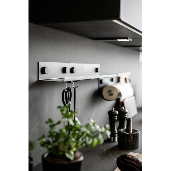 Kovinsko držalo za kuhinjske brisače z namestitvijo brez vrtanja Jet – Wenko-image-2