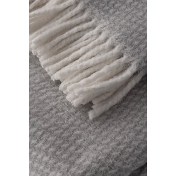 Svetlo siva odeja z bombažem Euromant Ruby, 140 x 160 cm-image-1