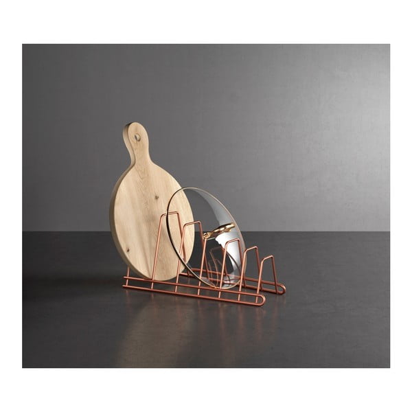 Stojalo za pokrove Metaltex v bakreni barvi-image-1