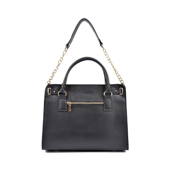Črna usnjena torbica Roberta M Bea-image-3