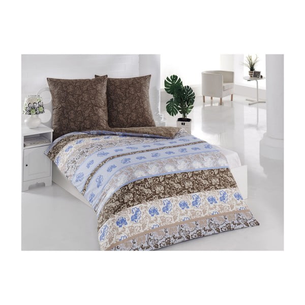 Posteljno perilo z vzglavnikom Bonita Blue, enojna postelja, 135x200 cm