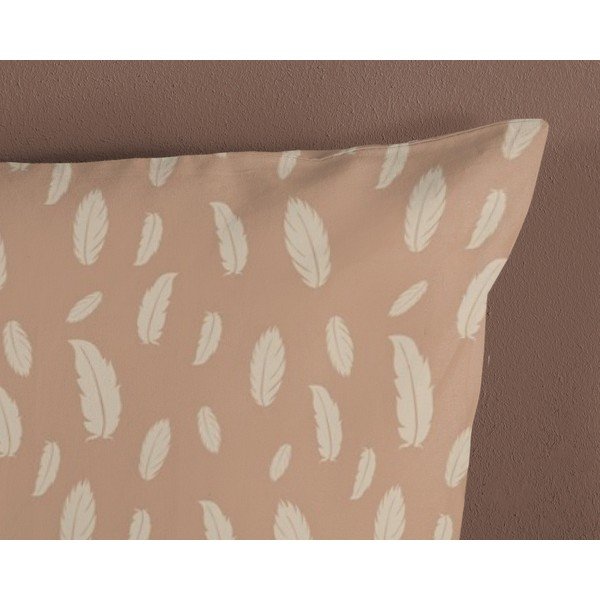 Rjava/bež enojna bombažna otroška posteljnina 140x200 cm Hay – Good Morning-image-3