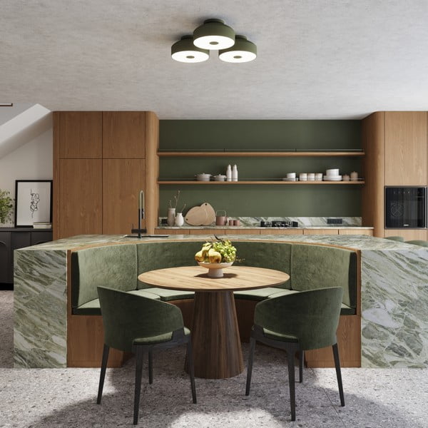 Zelena stropna svetilka Blacko – Sollux-image-2