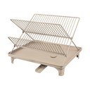 Bež dvonadstropni odcejalnik posode 42x29 cm Dry-It – Mette Ditmer Denmark