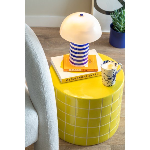 Keramična okrogla stranska mizica ø 42 cm Retro Tiles – Leitmotiv-image-1