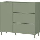 Zelena omarica v mat dekorju 109x98x40 cm Savoca – Germania