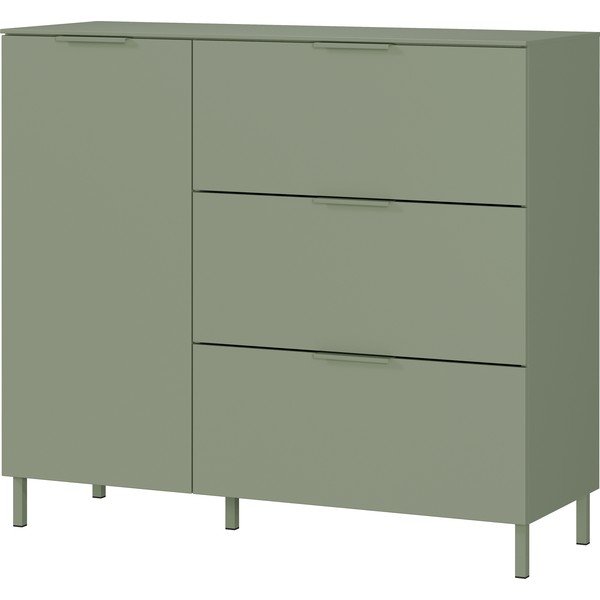 Zelena omarica v mat dekorju 109x98x40 cm Savoca – Germania