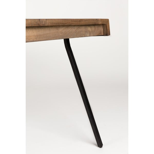 Jedilna miza iz masivnega tika 90x200 cm Suri – White Label-image-1