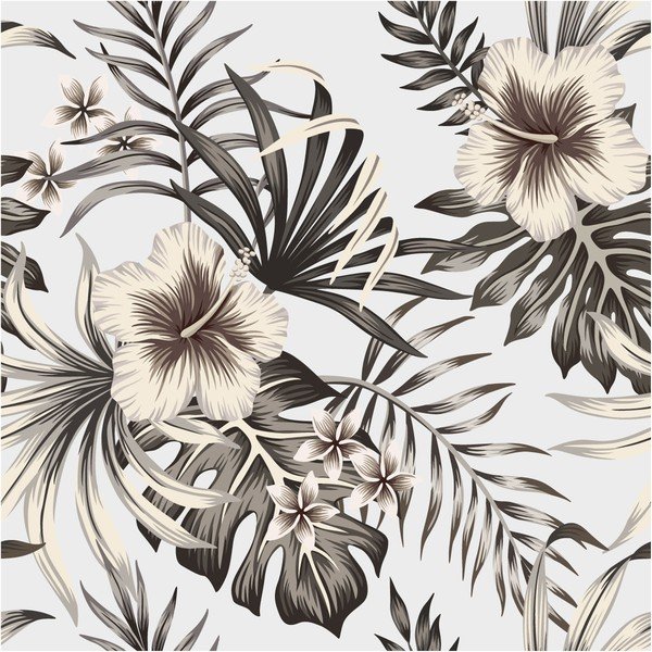 Dekorativna stenska nalepka Ambiance Flowers, 60 x 60 cm-image-2