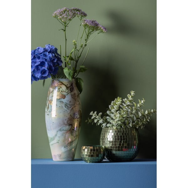 Steklena ročno izdelana vaza (višina 36 cm) Melange – PT LIVING-image-1