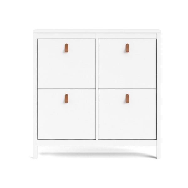 Bela preklopna omarica za čevlje Madrid – Tvilum-image-3