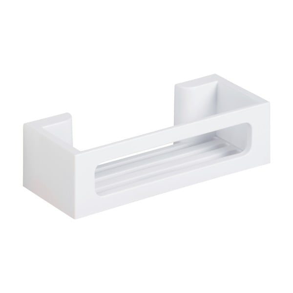Mat bela plastična kopalniška polica s Turbo-Loc namestitvijo brez vrtanja Bralia – Wenko-image-2