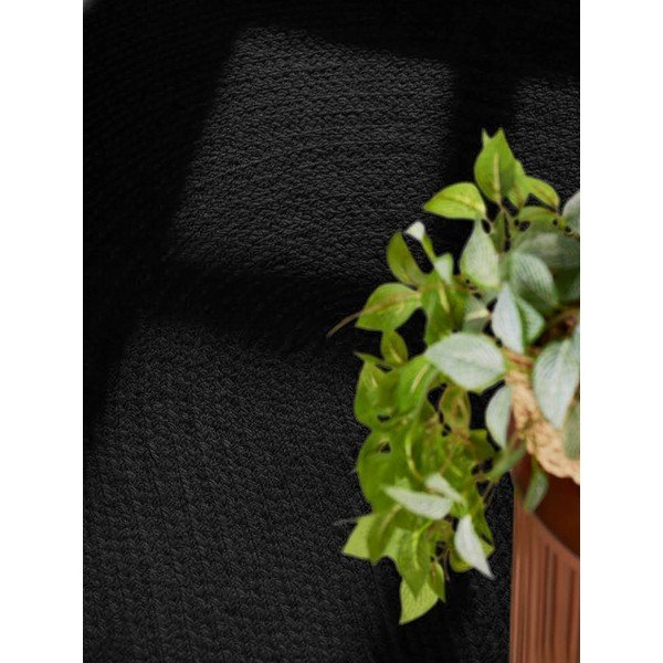 Črna obojestranska ročno tkana preproga iz jute 160x230 cm Braided – Hanse Home-image-3