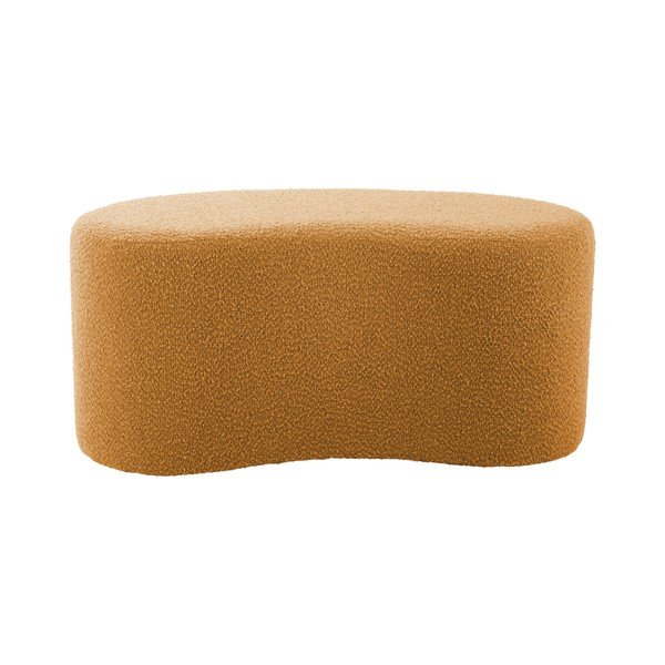 Rumen tabure iz tkanine bouclé Ada – Leitmotiv-image-2