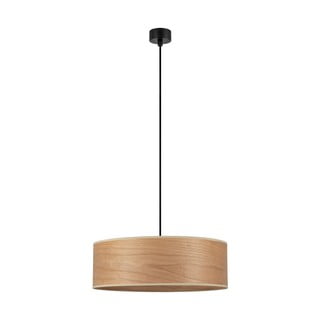 Viseča svetilka iz češnjevega furnirja Sotto Luce TSURI XL, ø 45 cm