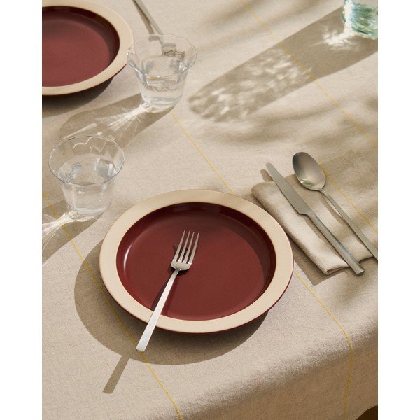 Bombažen/lanen namizni prt 170x250 cm Ulaen – Kave Home-image-1