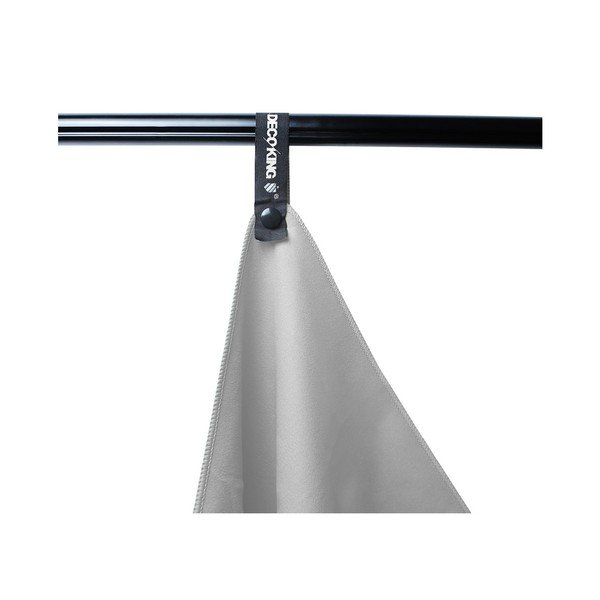 Siva hitro sušeča brisača DecoKing EKEA, 40 x 80 cm-image-2
