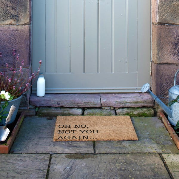 Predpražnik iz kokosovih vlaken 40x60 cm Oh No Not You Again – Artsy Doormats-image-3