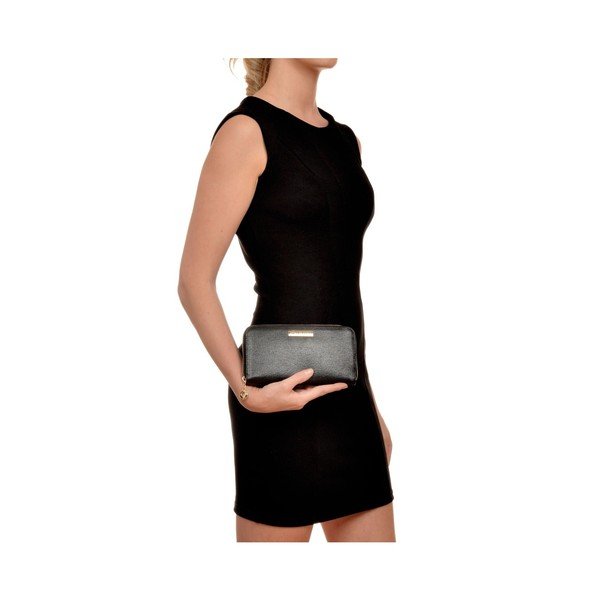 Črna usnjena denarnica Luisa Vannini Juliette-image-3