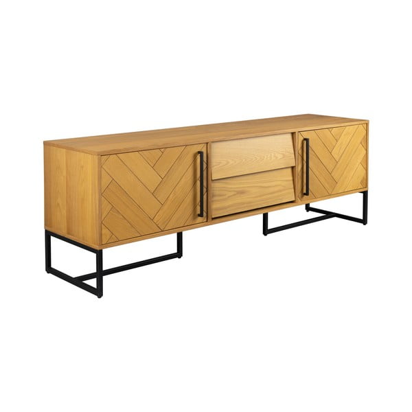 TV omarica v dekorju hrasta 180x60 cm Class - Dutchbone-image-2