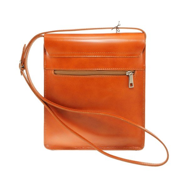 Konjak rjava usnjena torbica Chicca Borse Valeria-image-2