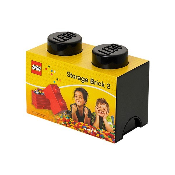 Črna dvojna škatla za shranjevanje LEGO®-image-2