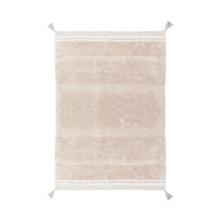 Svetlo rožnata pralna ročno tkana bombažna preproga 120x160 cm Bloom Rose – Lorena Canals