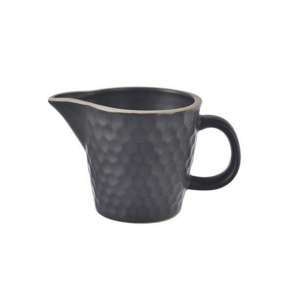 Črn keramičen vrč za mleko 100 ml Tea Time – Orion