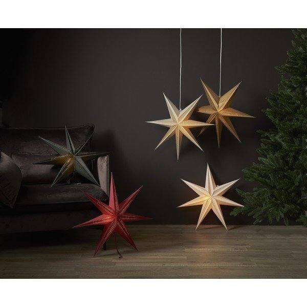 Božična svetlobna dekoracija v zlati barvi ø 60 cm Point - Star Trading-image-4