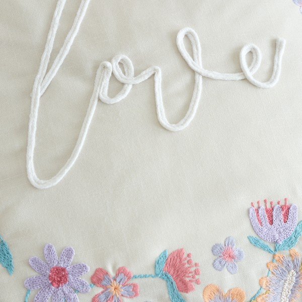 Okrasna blazina iz mešanice lana 45x45 cm Love – Catherine Lansfield-image-2