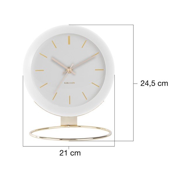 Namizna ura ø 21 cm Globe – Karlsson-image-4