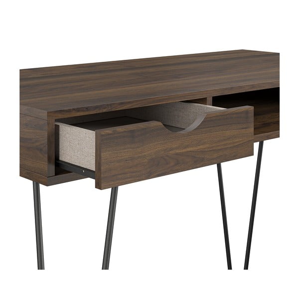 Pisalna miza v orehovem dekorju 49x104 cm Concord – Novogratz-image-4