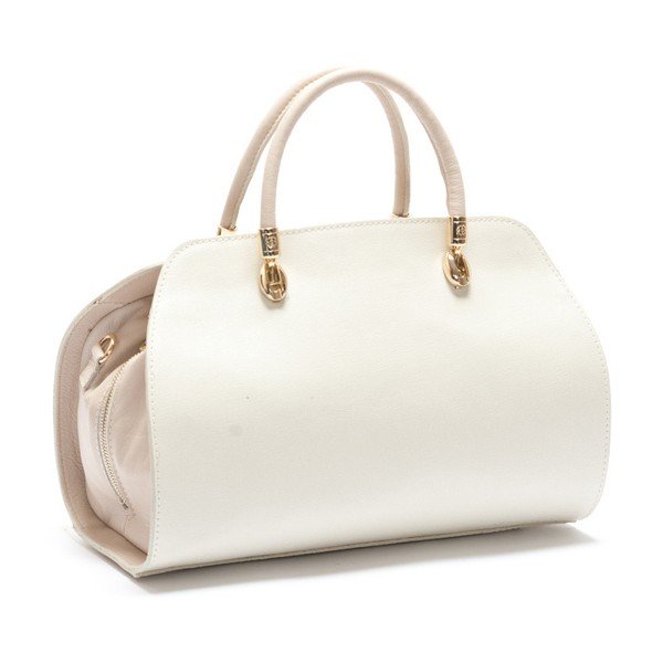 Usnjena torbica Mangotti 415 Beige-image-3