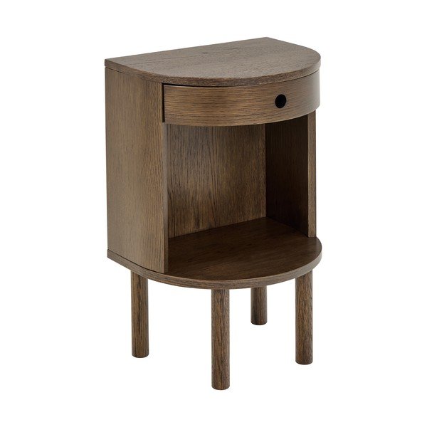 Nočna omarica v hrastovem dekorju v temni naravni barvi Paron – Actona-image-2