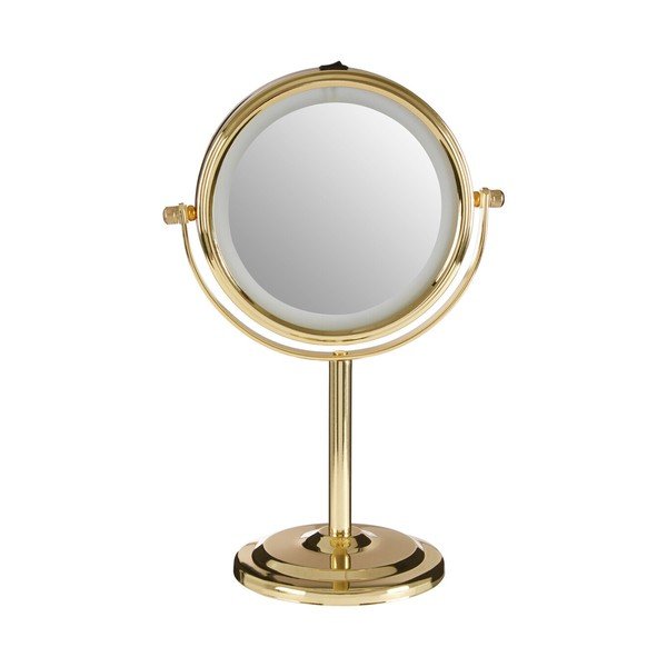 Kozmetično ogledalo z lučjo/povečevalno (2x povečava) ø 15 cm Cassini – Premier Housewares-image-4