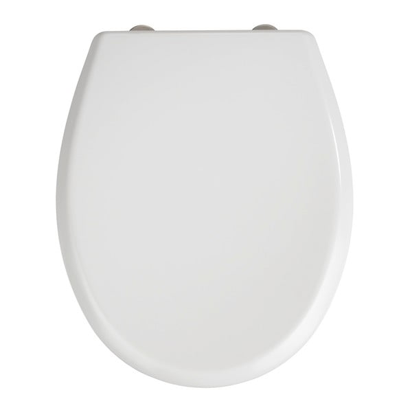 Bela WC deska z enostavnim zapiranjem Wenko Gubbio, 44,5 x 37 cm