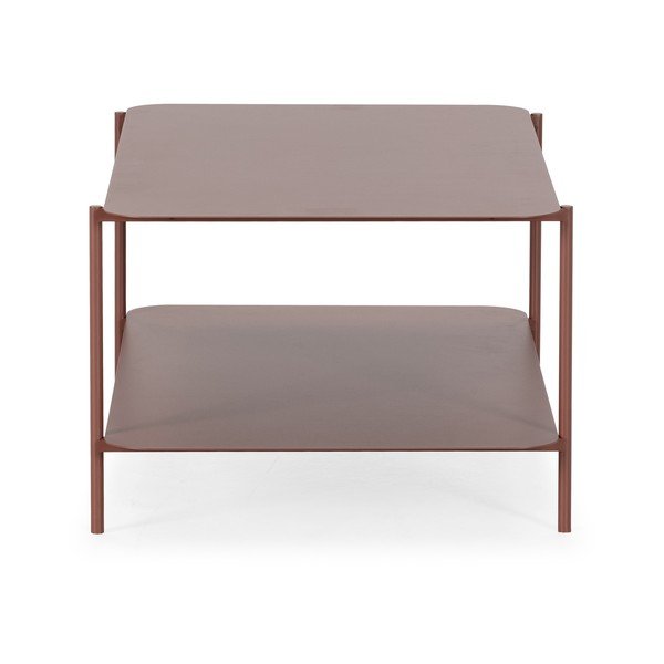 Kovinska klubska mizica v barvi terakote 58x90 cm Beatrix – MOME-image-4